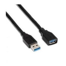 CABLE ALARGADOR USB 3.0 AISENS MACHO HEMBRA 2MT NE