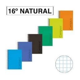 BLOC 16AVO 80H T.PP NATURAL 60GR CN4MM