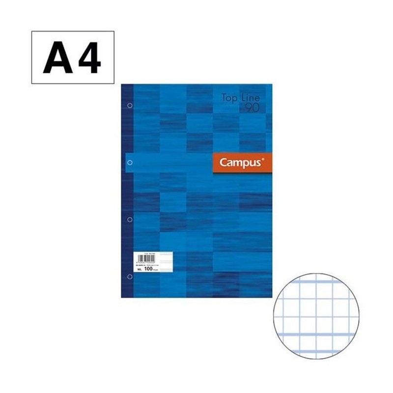 RECAMBIO A4 100H 90GR 4TAL. C.M. DE 3MM