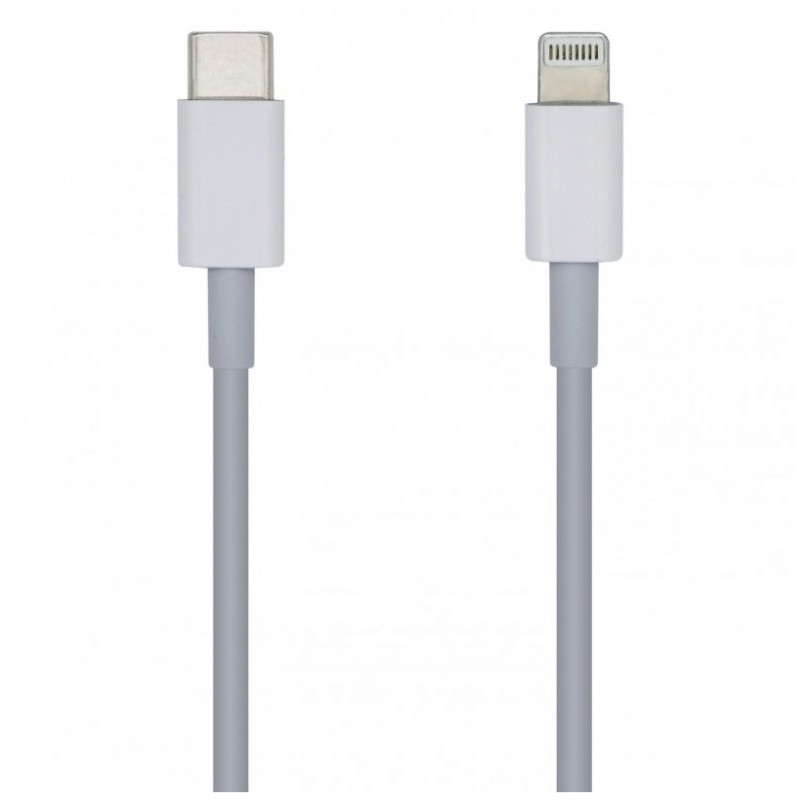 CABLE USB 2.0 TIPO C LIGHTNING AISENS MACHO 50CM