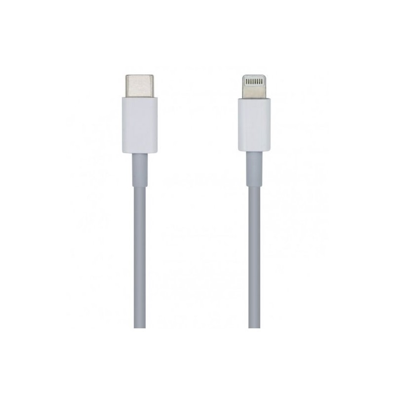 CABLE LIGHTNING AISENS USB C MACHO 1MT BLANCO