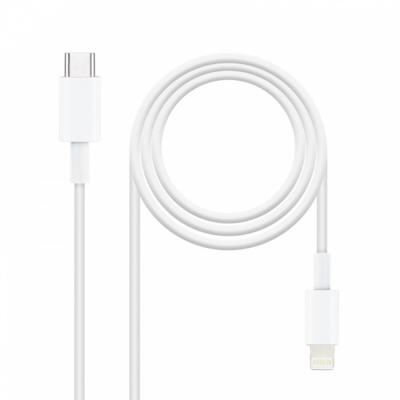 CABLE LIGHTNING AISENS USB C A USB C 2MT BLANCO