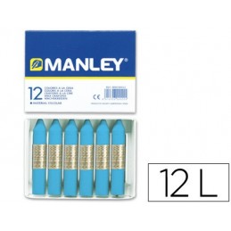 CERA MANLEY NUMERO 17 AZUL CELESTE
