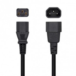 CABLE ALIMENTACIÓN PROLONGADOR 3MT NEGRO AISENS