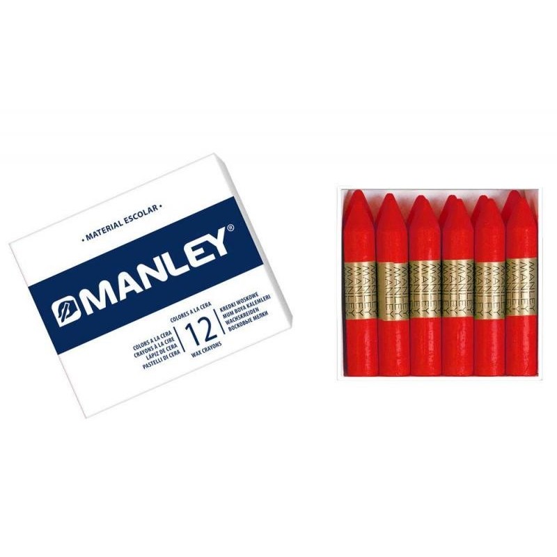 CERA MANLEY NUMERO 35 ROJO CLASICO