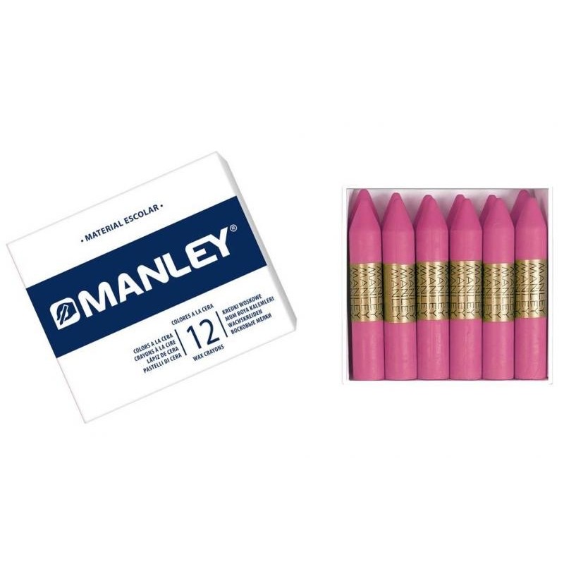 CERA MANLEY NUMERO 12 ROSA CLARO