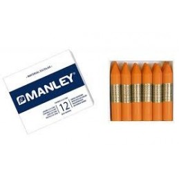 CERA MANLEY NUMERO 6 NARANJA