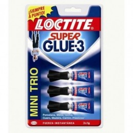 PEGAMENTO SUPERGLUE 3 - 1GRS MINI TRIO BLISTER