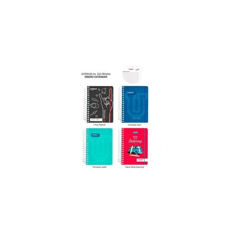 AGENDA ESCOLAR CAMPUS A5 T.PP D/P BOY