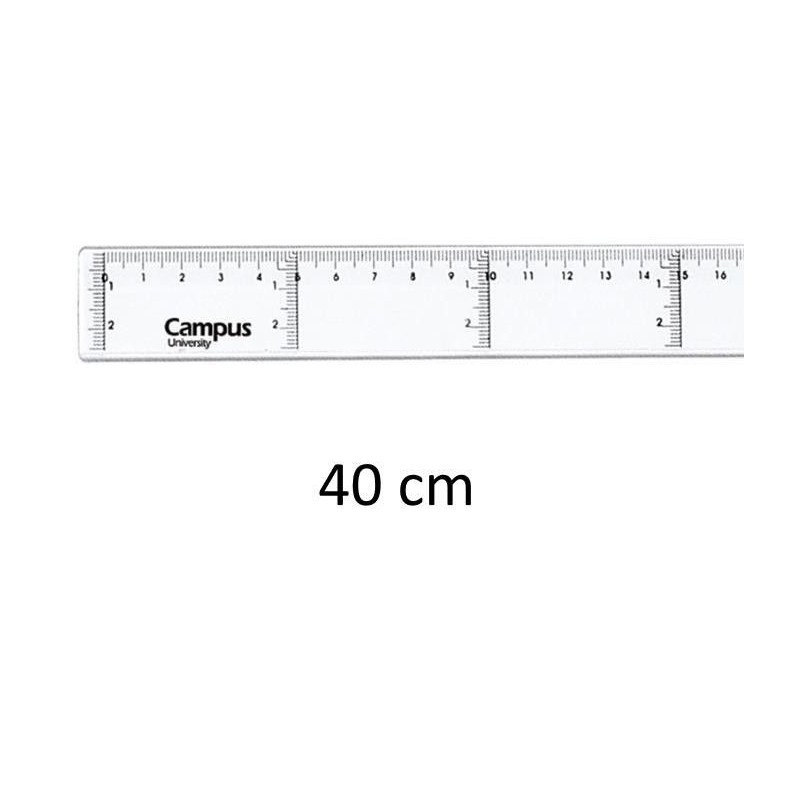REGLA CRISTAL SAFTA 40CM