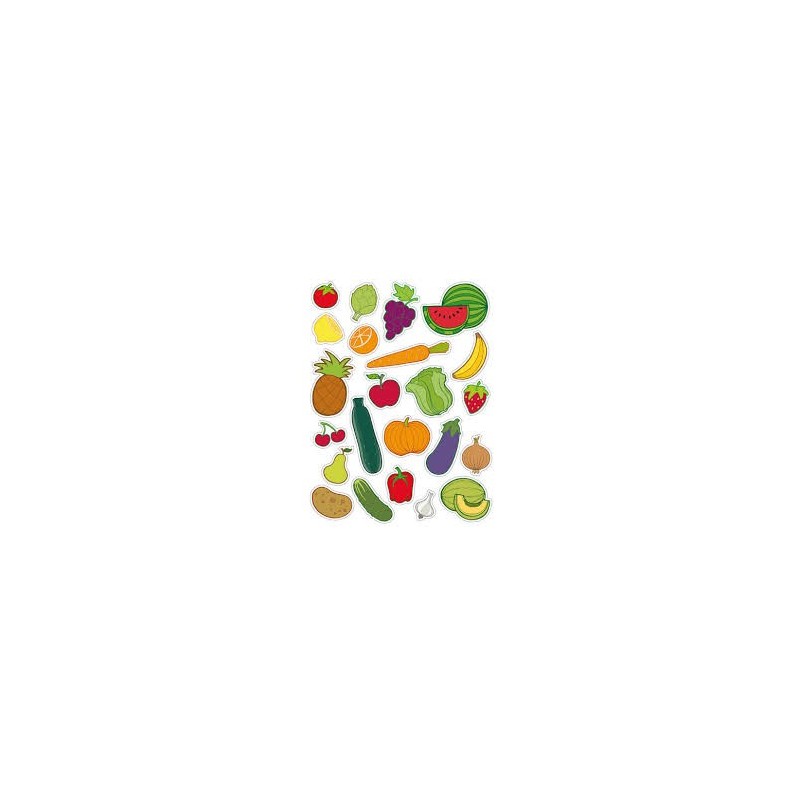 GOMETS REMOVIBLE BOLSA 3H FRUTAS Y VERDURAS