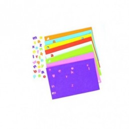 LETRAS FOAM ADHESIVAS 8 PLANCHAS 1100UNID