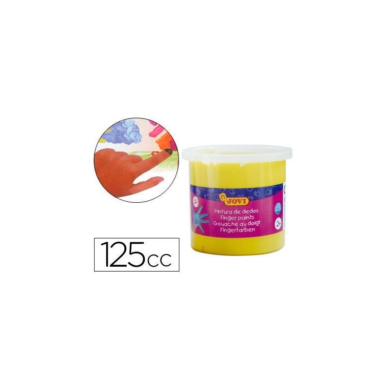 PINTURA A DEDOS JOVI 125 CC - AMARILLO
