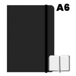 LIBRETA CAMPUS A6 T.F. 96H 75G RAYADO HORIZ. NEGRO