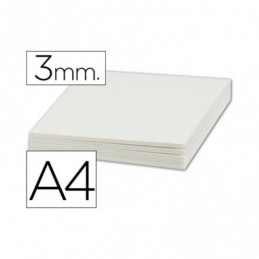 CARTON PLUMA COLOR A4 3mm BLANCO