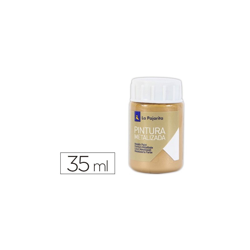 PINTURA PAJARITA METALIZADA 35ML ME-04 ORO DUCADO