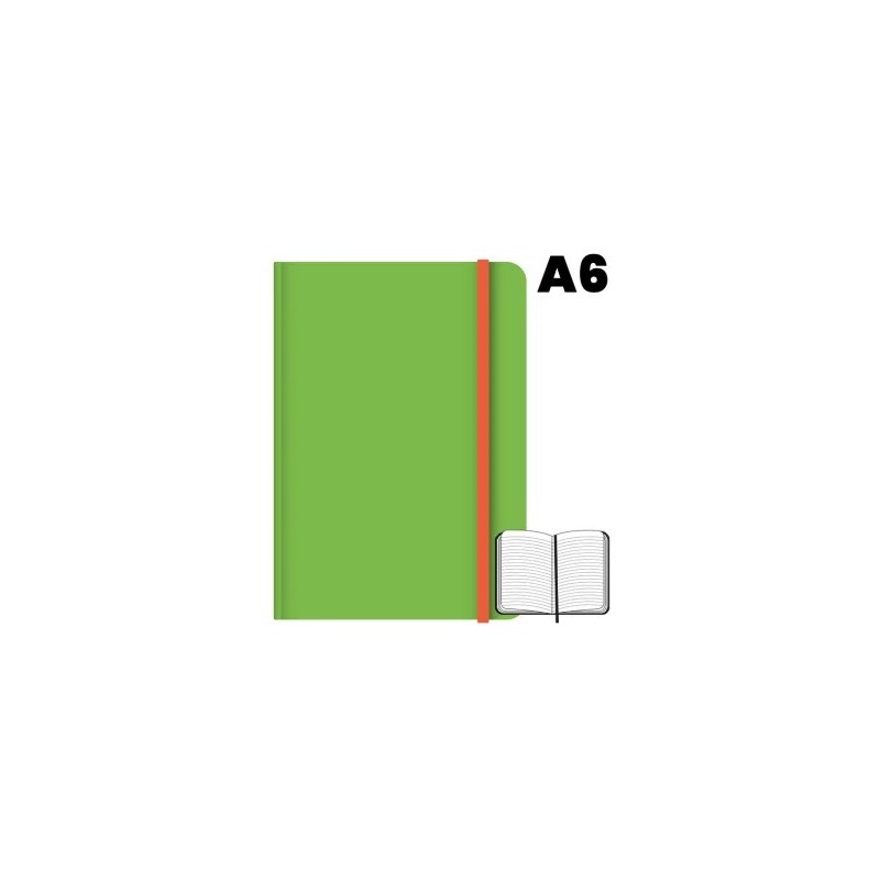 LIBRETA CAMPUS A6 T.F. 96H 75G RAYADO HORIZ. VERDE