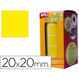GOMETS CUADRADO ROLLO 20 AMARILLO 4875