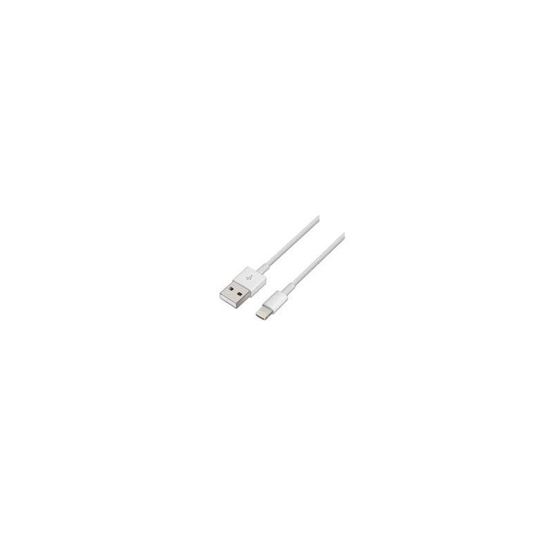 CABLE LIGHTNING AISENS 2MT BLANCO