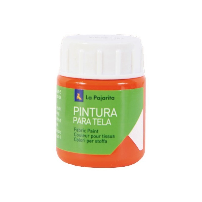 PINTURA TELA 25ML NARANJA