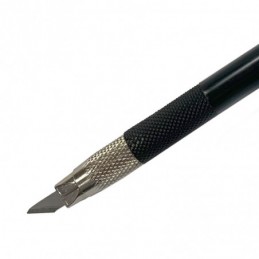CUTTER TIPO BOLIGRAFO CON 5 REPUESTOS