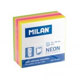 MINICUBO NOTAS ADHESIVAS 50x50 NEON