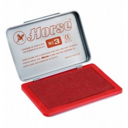 TAMPON ARTES CHAPA NUMERO 3 ROJO