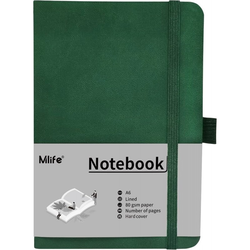 LIBRETA CAMPUS A6 T.F. 96H 75G LISO VERDE OLIVA