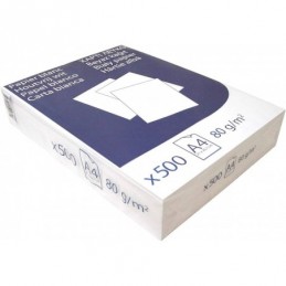 PAQUETE DE 500 FOLIOS A4 80g/m2 BLANCOS