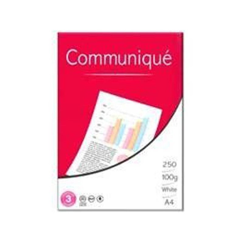 PAPEL A4 100GR 250H COMMUNIQUE