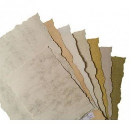 PERGAMINO A5 TROQUELADO 2601 MARMOL BEIGE