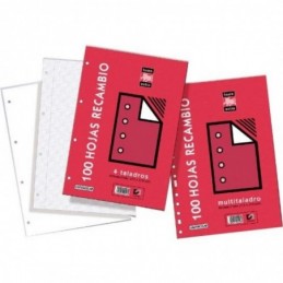 RECAMBIO FOLIO 80H 4/T LISO S/M TAURO EXTRA
