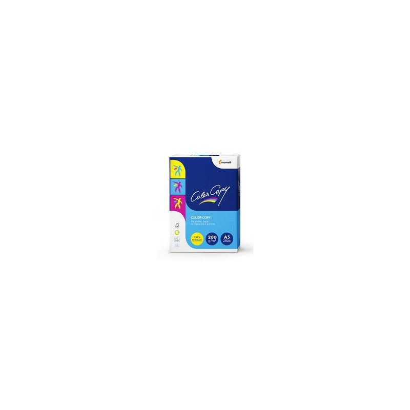 PAPEL FOTOC. COLOR COPY DIN A3 200gr PAQ 250 HOJA