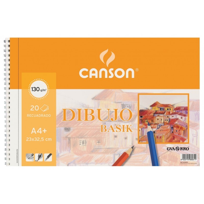 BLOC DIBUJO A4+ 130GR C/REC MICROPERFORADO CANSON