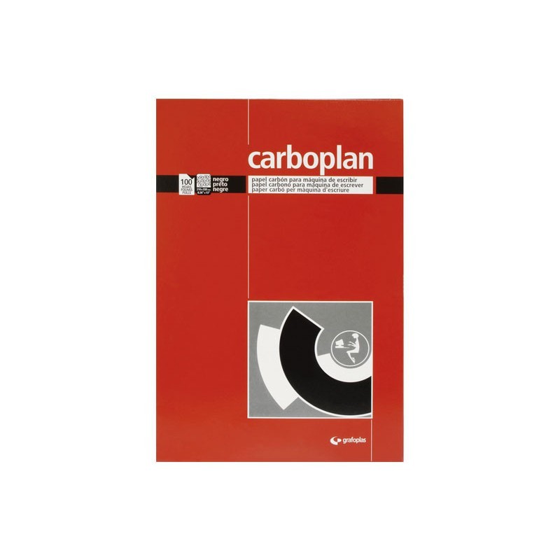 PAPEL CARBON A4 NEGRO 100H