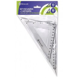SET BISMARK ESCUADRA + CARTABON 18/13T
