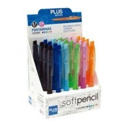PORTAMINAS PLUS SOFTPENCIL 0.7mm COLORES SURTIDOS