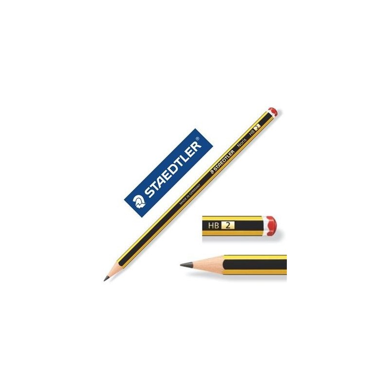 LAPIZ STAEDTLER NORIS HB 2 (ROJO)
