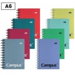 BLOC CAMPUS A6 TAPA SOFT NATTUAL 80H 60GR LISO