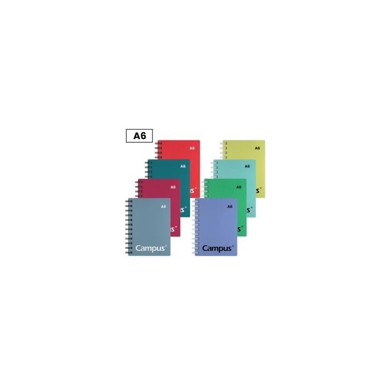 BLOC CAMPUS A6 TAPA SOFT NATTUAL 80H 60GR LISO