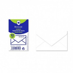 SOBRE BISMARK BLANCO 76x120 90GRMS SET 10 UDS
