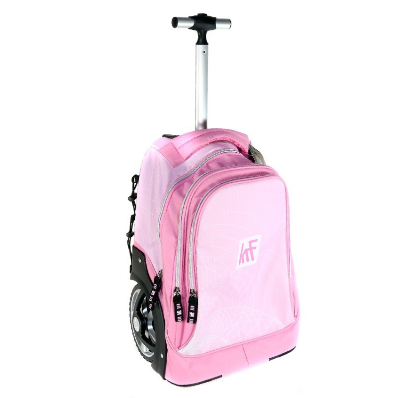 TROLLEY 35CM RUEDAS GIGANTES CHICA ROSA 3200
