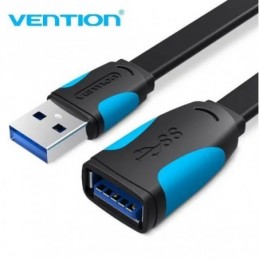 CABLE ALARGADOR USB 3.0 VENTION 0.50CM NEGRO Y AZU