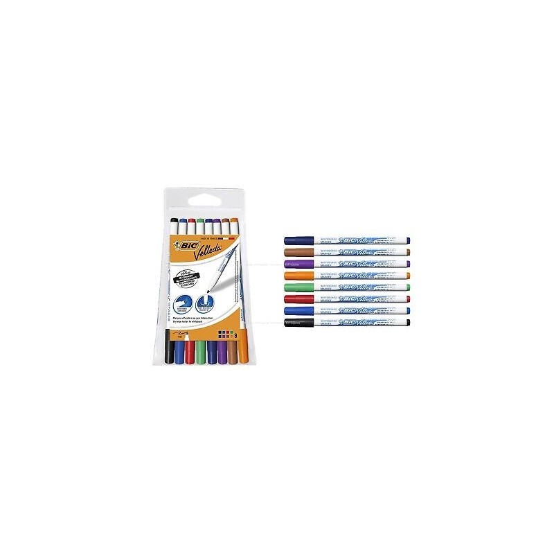 ROTULADOR VELLEDA MARKER 1721 PACK 8 UDS SURTIDO
