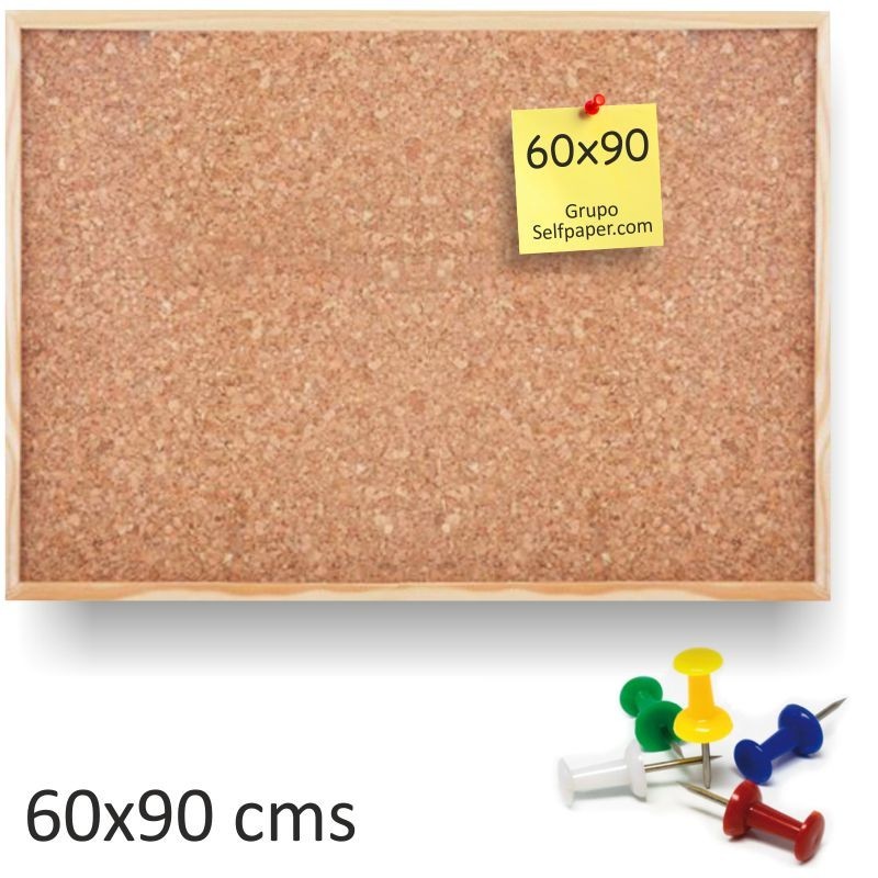 PIZARRA 60x90 CORCHO 2 CARAS