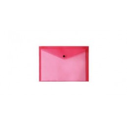 CARPETA DOSSIER BROCHE POLIPR. DIN A6 ROJO