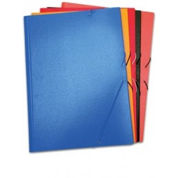 CARPETA DIBUJO A3 CARTON GOFRADO GOMA SOLAPA AZUL