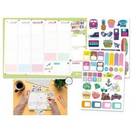 PLANIFICADOR SEMANAL FANTASY A3 60H C/ STICKERS