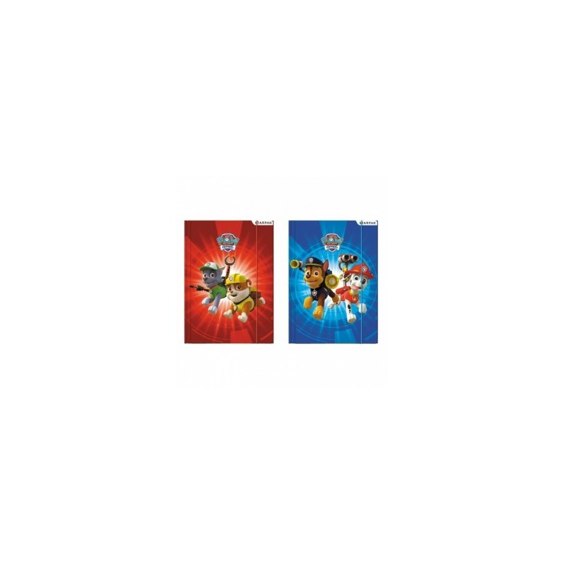 CARPETA PATRULLA CANINA PAW PATROL A4 GOMAS SOLAPA