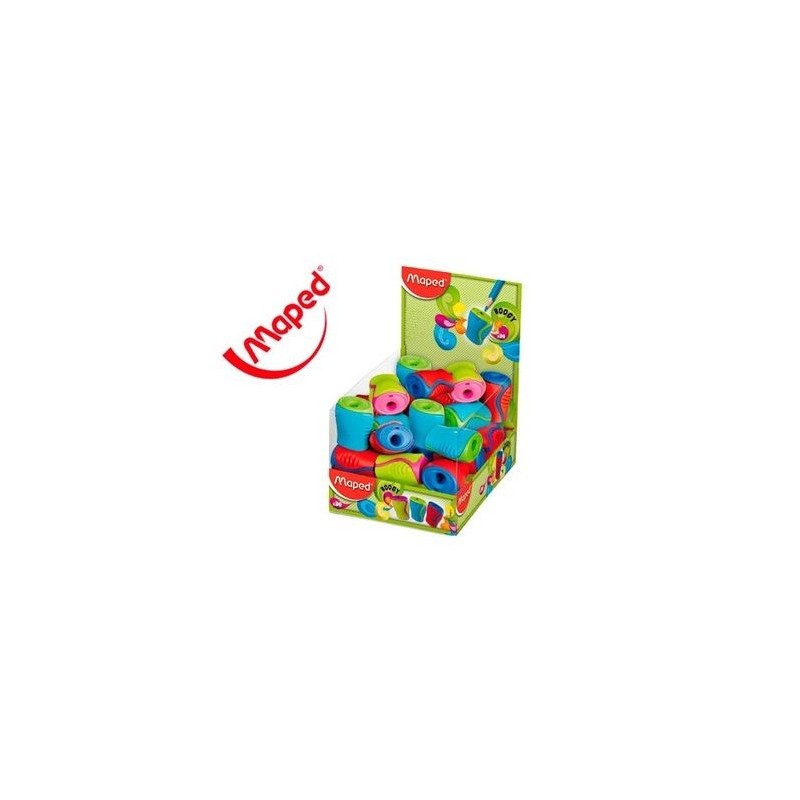 SACAPUNTAS PLASTICO MAPED BOOGY 1 USO DEPOSITO